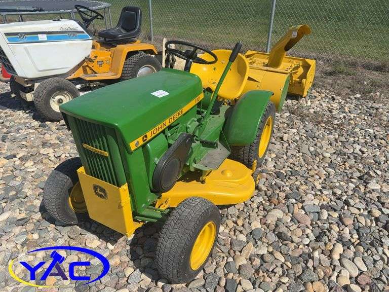 1963 JOHN DEERE 110 GARDEN TRACTOR W/ ATTACHMENTS