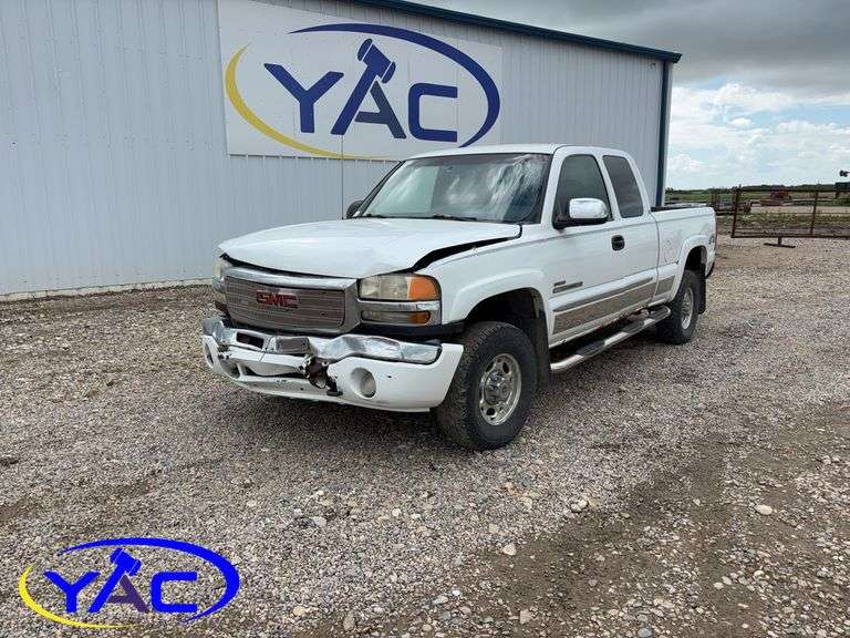 2003 GMC SIERRA 2500HD EXT CAB 4WD DIESEL