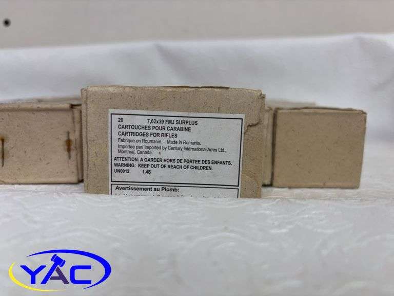 APPROX. 320 ROUNDS OF 7.62X39 AMMUNITION