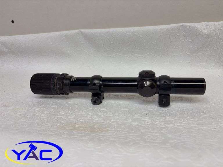 BUSHNELL RIFLE SCOPE FOR .22 W/ RINGS