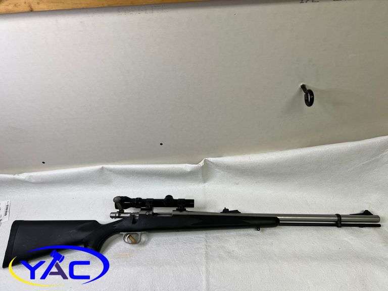 REMINGTON MODEL 700 MLS .50 CALIBER STAINLESS MUZZLE LOADER W/ REDFIELD 1X-4X SCOPE ML001617