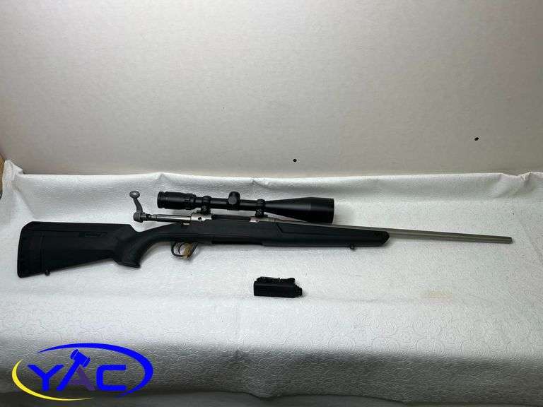 SAVAGE AXIS 22-250 REMINGTON BOLT ACTION W/ CLIP & SCOPE P805779