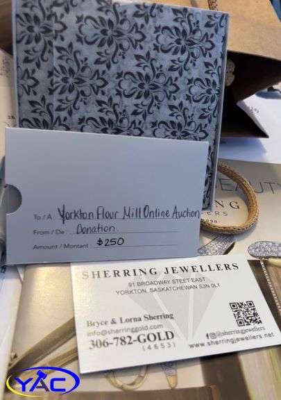 $250 Gift Card From Sherring Jewellers Yorkton