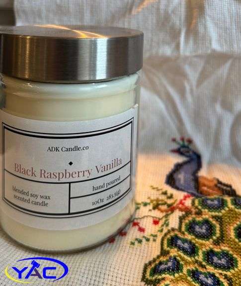 10oZ Scented Soy Wax Candle In Blackberry Raspberry Vanilla