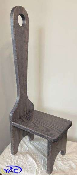 Solid Wood Stepping Stool W/ Handle