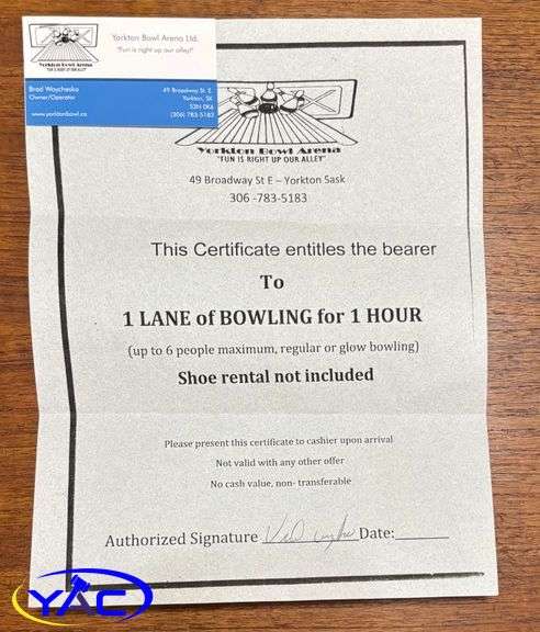 1hr Bowling From Yorkton Bowl Arena