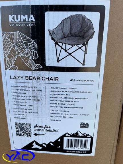 Lazy Bear Outdoor Chair By KUMA Valued At $150
