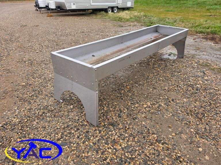 10Ft Stainless Steel Feed Bunk