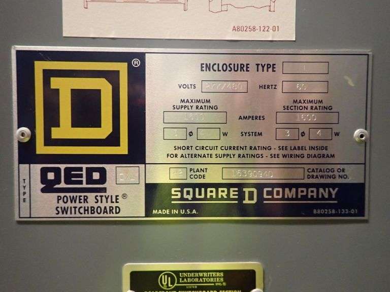 Spartanburg, SC Square D QED Power Style 1600A Switchboard