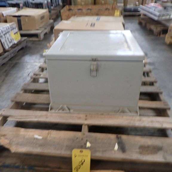 Hoffman Industrial Control Panel Enclosure Yellow Tag Auctions