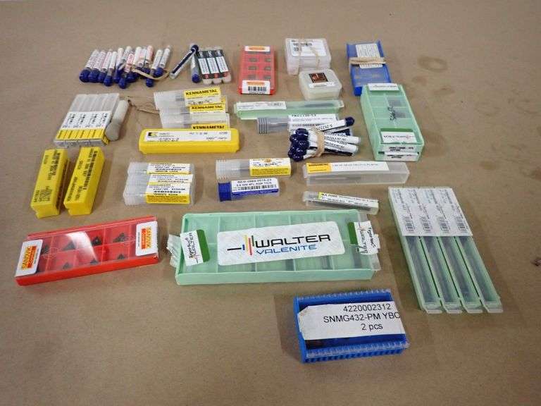 Lot of CNC Cutting Tools - Yellow Tag Auctions