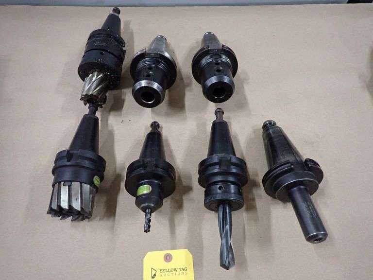 Lot of (7) CNC Live Tool Holders - Yellow Tag Auctions