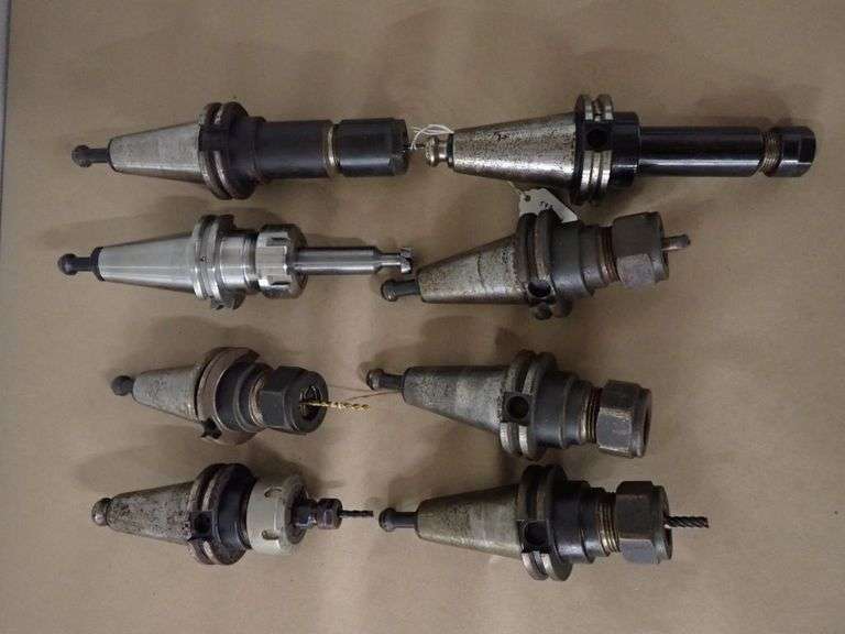 Lot of (8) Tool Holders - Yellow Tag Auctions