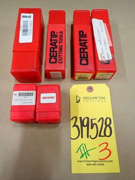 Lot of (6) CNC Components - Yellow Tag Auctions