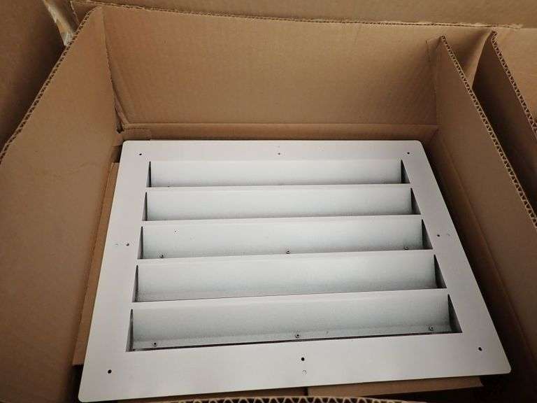 Lot of Assorted Wall Louvre Registers and Filters - Yellow Tag Auctions