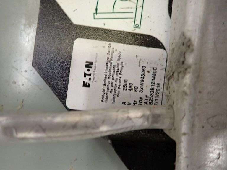 Eaton Pringle Bolted Pressure Switch Yellow Tag Auctions