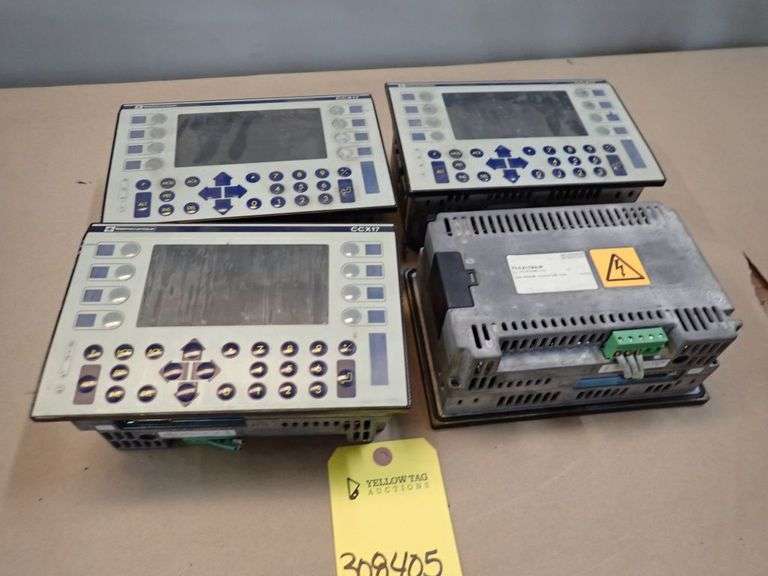 Lot of (4) Telemecanique OP Panel Units - Yellow Tag Auctions