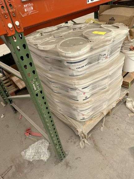 Lot of (1) Pallet of Increte Yellow Color Hardener