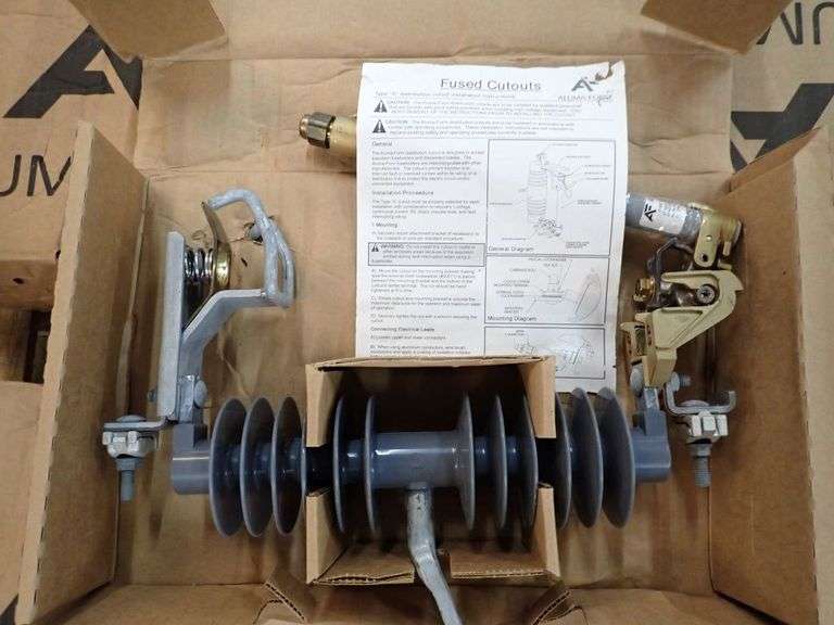 Lot of (5) AlumaForm Fused Cutouts Yellow Tag Auctions