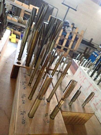 Lot of Assorted Taps and Reamers
