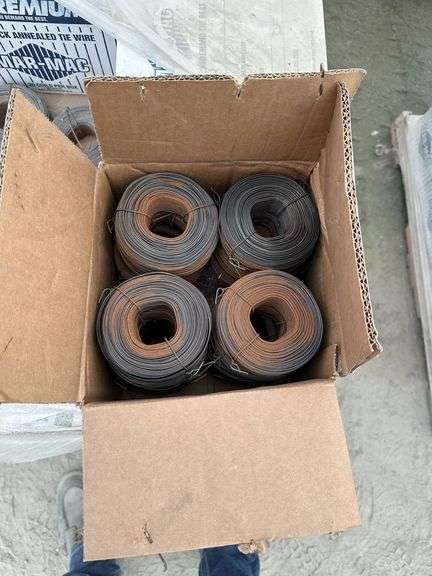 Lot of (1) Pallet of Annealed Soft Black Tie Wire