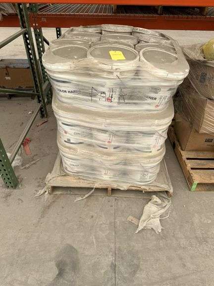 Lot of (1) Pallet of Increte Yellow Color Hardener