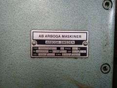AB Arboga Geared Head Drill