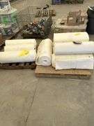 Lot of (2) Pallets of Flame Retardant Polyethene Sheeting