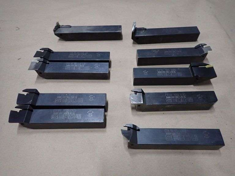 Lot of (10) Seco Tool Holders - Yellow Tag Auctions