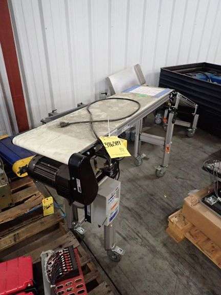 Lot of (2) Conveyor Sections with Motors