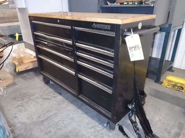 Husky Tool Box with Components