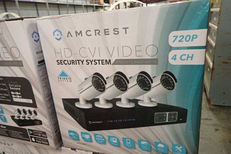 Lot of (24) Amcrest HD-CV1 Video Security Systems