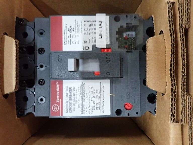 Lot of (10) GE Spectra RMS 150A Circuit Breakers Yellow Tag Auctions