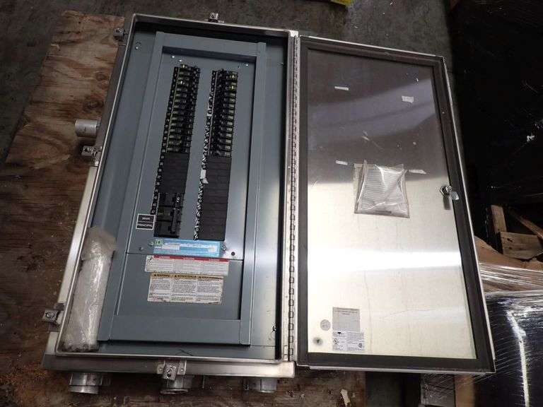 EMF Control Panel with Panelboard and Circuit Breakers - Yellow Tag ...