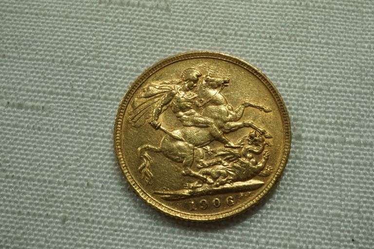 1906 British Gold Sovereign