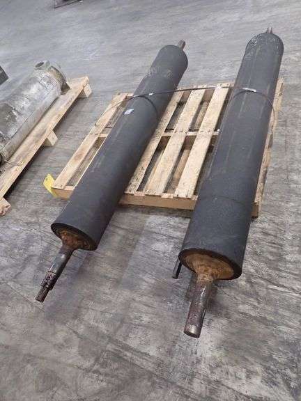 Lot of (2) Conveyor Rollers