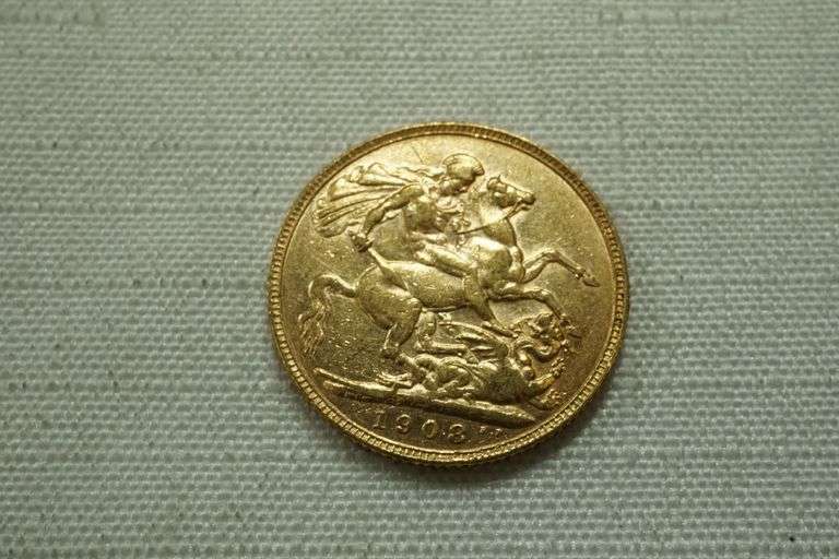 1908 British Gold Sovereign