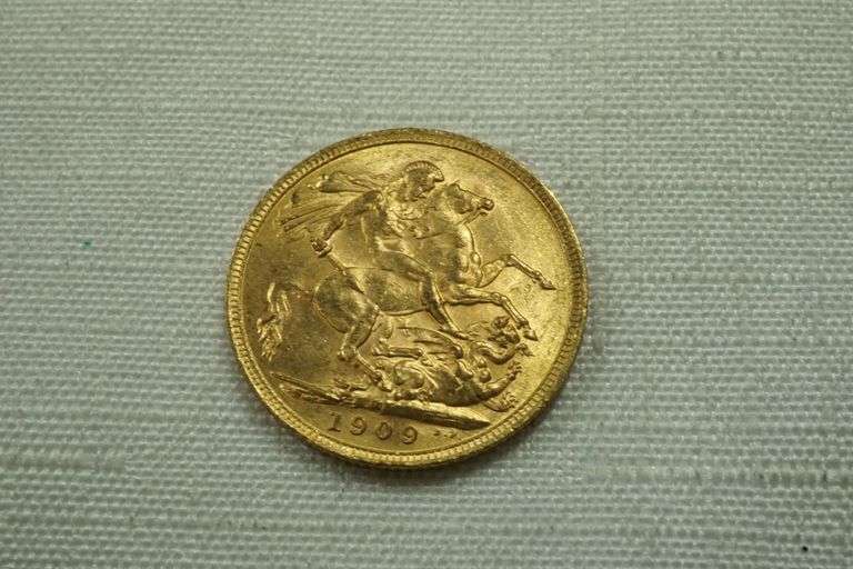 1909 British Gold Sovereign