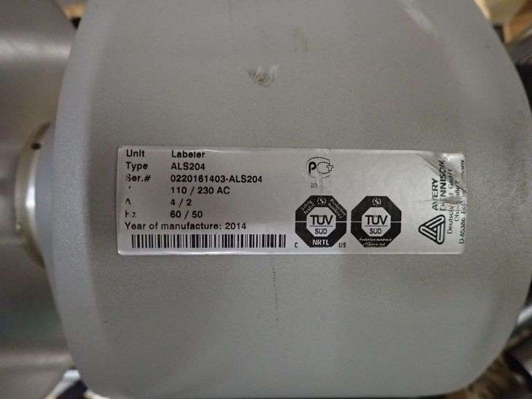 Lot of (2) Avery Dennison ALS204 Label Units