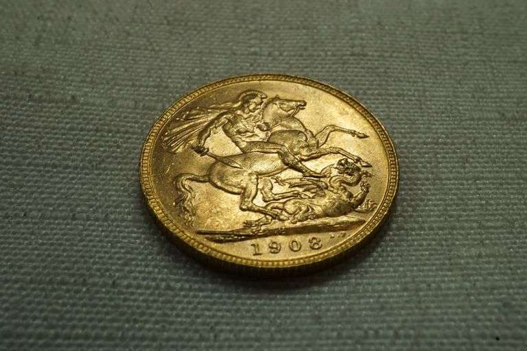 1908 British Gold Sovereign