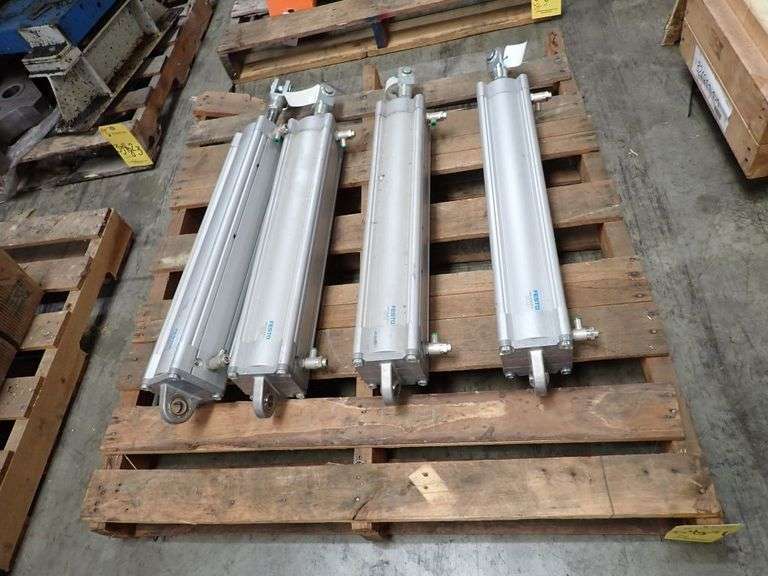 Lot of (4) Festo Cylinders