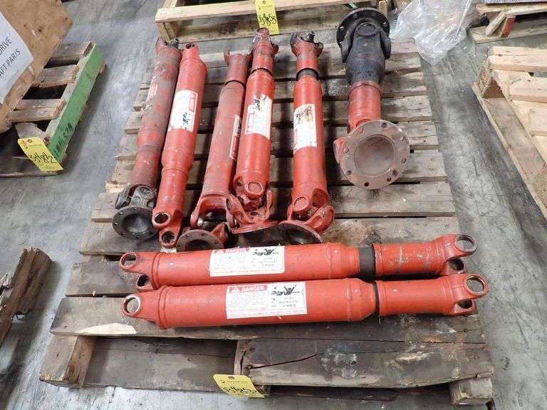 Lot of (8) Johnson Power LTD Rotating Drive Lines