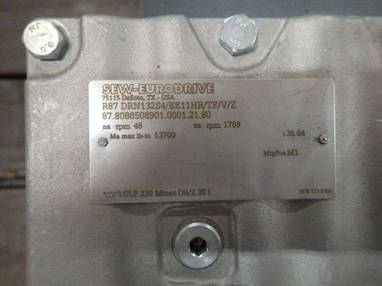 Lot of (2) Sew Eurodrive Gear Motors