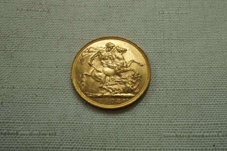 1908 British Gold Sovereign