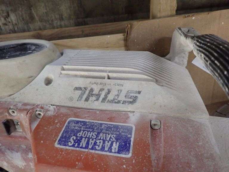 Diagraph Stencil Machine and Stihl Cut Off Saw