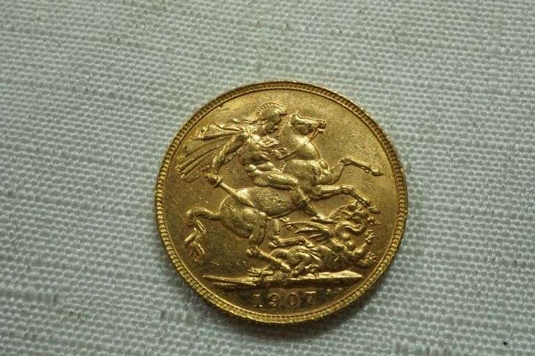 1907 British Gold Sovereign