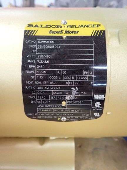 Goulds Pump with 3 HP Baldor Reliance Motor