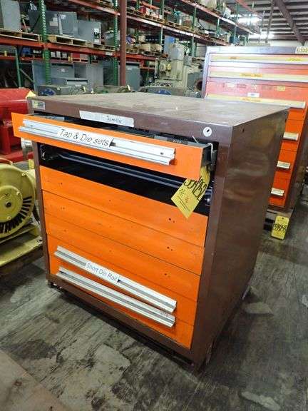 Stanley Vidmar 7-Drawer Tool Cabinet with Components