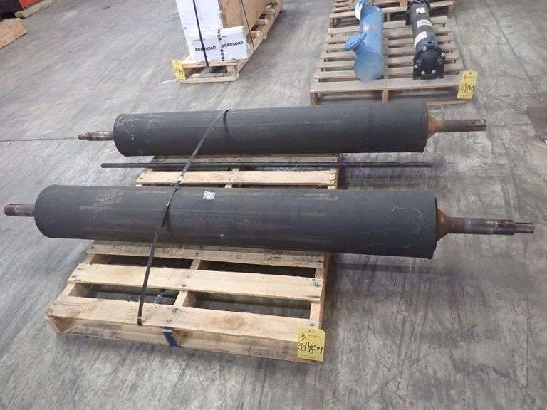 Lot of (2) Conveyor Rollers
