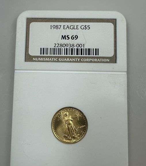 1987 $5 Gold Eagle